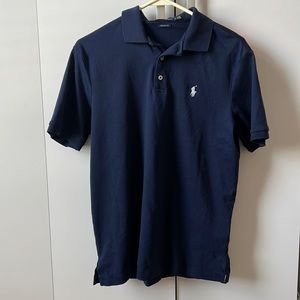Navy blue Polo t shirt, Size Medium in mens
